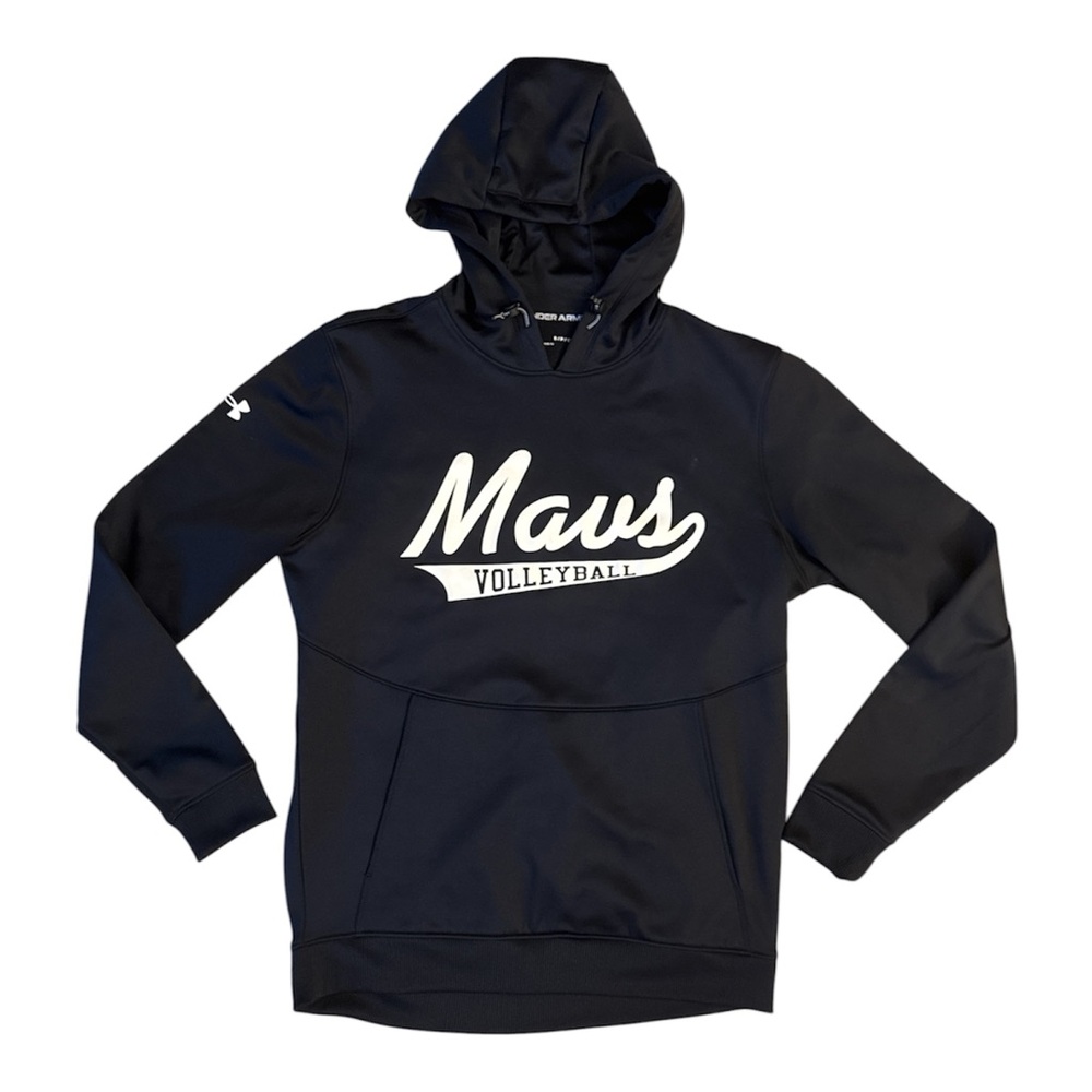 Under Armour hooded sweatshirt “Mavs Volleyball” Pullover, Black, women size S